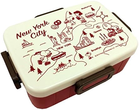 Amazon Co Jp カミオジャパン スヌーピー お弁当箱 1段 ニューヨーク レッド ホーム キッチン