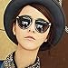HuaYang Unisex Fashion Vintage Aviator Sunglasses Glasses Shades Goggles(Floral)