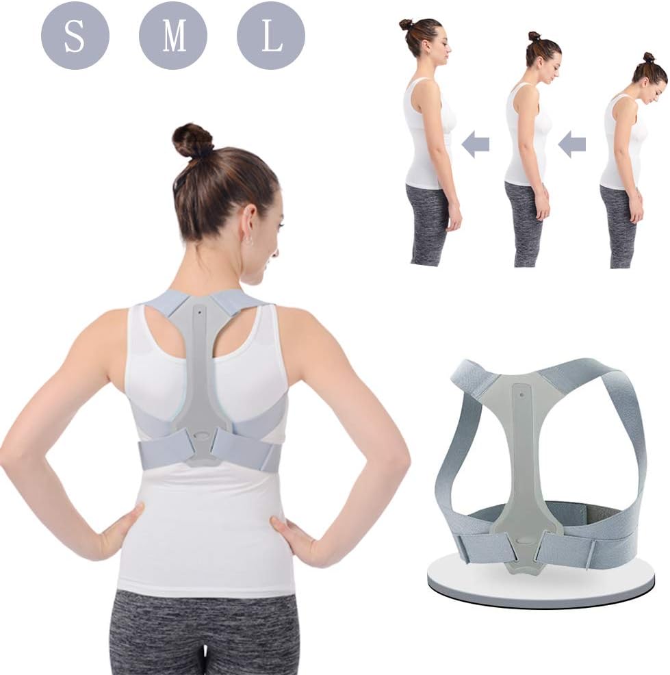 HOPAI Posture Corrector Posture Brace for Physical Therapy Posture Corrector for Men and Women Posture Trainer Back Posture Corrector for Neck Shoulder and Lumbar