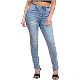 LOVER BRAND FASHION Women's High - Waisted Skinny Jeans Stretchy Denim Pants for Casual Wear Multiple Washes Tummy Control
