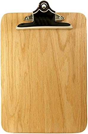 Red Oak - American Hardwood Clipboard - Letter Size - 9" x 12.5"