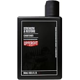 Uppercut Deluxe Strength &amp; Restore Conditioner 8 fl oz | Biotin &amp; Caffeine Men's Conditioner for Thin, Fine &amp; Weak Hair | Strengthening, Moisturizing, Repairing Daily Conditioner