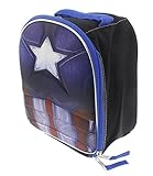 CAPTAIN AMERICA CHEST SHAPED LUNCH BAG 9.5