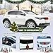 Verkstar Christmas Car Reindeer Antlers with Red Nose Decorations, Window Roof-Top and Grille Rudolph Reindeer Jingle Bell Auto Accessories