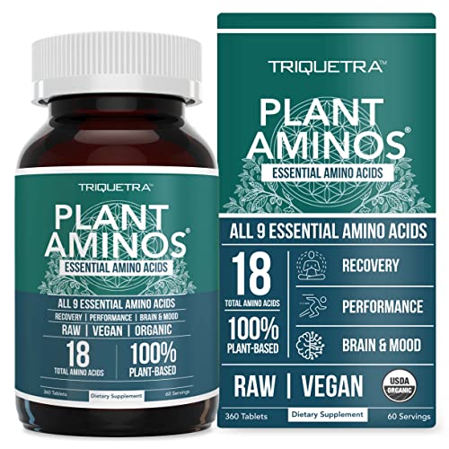 Plant Aminos Organic Essential Amino Acids (EAAs) & BCAA 100 Plant