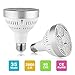 Jianyana PAR30 LED Light Bulb 300w Replacement (2800 Lumen) 35Watt E27 Medium Base Tracking Lighting 45 Angle 4000K White Body