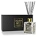 Reed Diffuser Gift Set, Natural Essential Oil Long Lasting Fragrance 5 oz; Aromatherapy Air Freshener; Thai Jasmine Bamboo (+Other Scent Options Available) w/Glass Bottle & Rattan Reeds