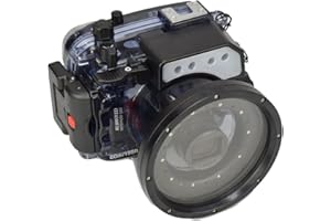 Sea frogs Underwater Camera Case Compatible with Sony RX100 VII IPX8 60m/197ft Maximum Diving Depth Waterproof Camera Housing