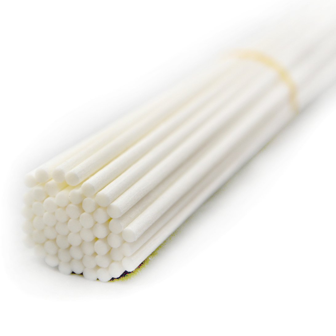 50 Pieces Fiber Reed Diffuser Replacement Refill Sticks for Aroma Fragrance (White, 30cmx4mm)
