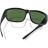 TINHAO Polarized Fit Over Sunglasses for Men Women Wrap Around Over Glasses Sunglasses with UV Protection