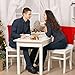 D-FantiX Christmas Chair Covers Set of 6, Santa Hat Chair Covers for Dining Room Holiday Christmas Decorations Red