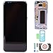 KR-NET [Coral Blue with Frame] AMOLED LCD Display Touch Screen Digitizer Replacement with Adhesives for Samsung Galaxy S8+ Plus G955U G955F G955A G955P G955V G955T G955R4