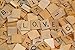 GUAngqi Wooden Scrabble Tiles Full Set Of 100, Craft, Board Games, Jewellery Making Kit