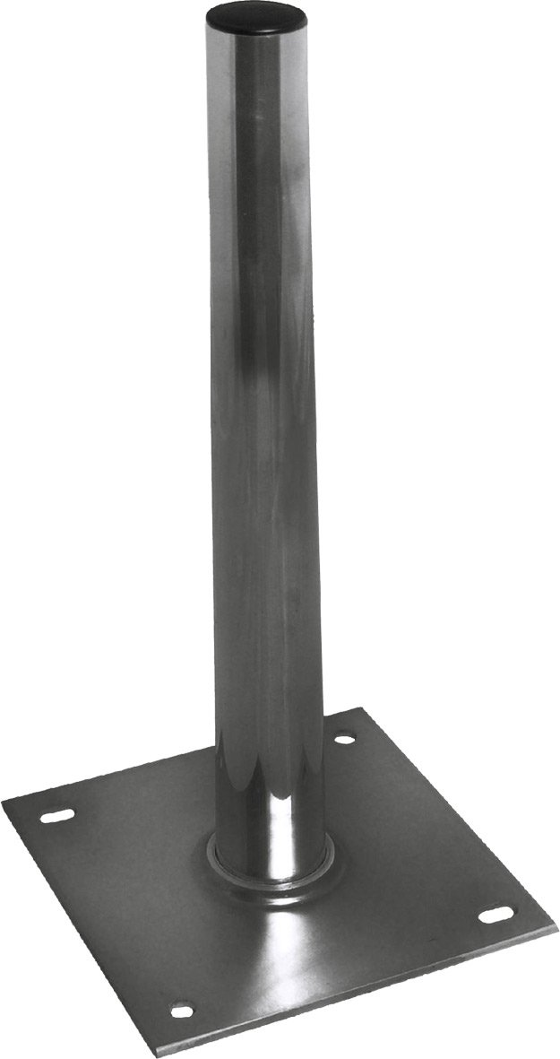 SKT QSF06000 Mast base stand pole ground plate mount 60 cm height for satellite dish