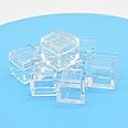 Acrylic Box Tray for Element Cubes Clear Case Periodic Table Bracket for Elements Collections Displays (1, for 10mm Cube-10pcs)