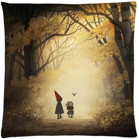 Stain Resistant Lightweight Zippered Bed Pillow Shell Cases Over the Garden Wall (2014) Polyester Cotton 18x18 inch 45x45 cm