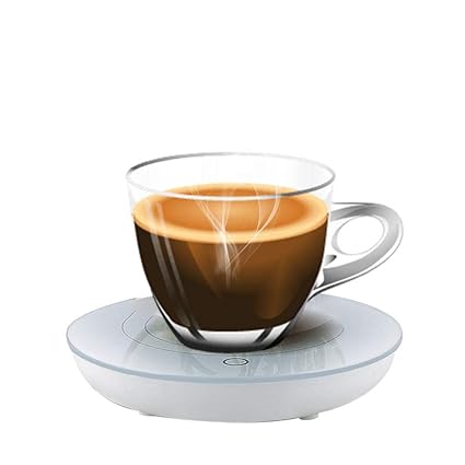 AIflyMi Kaffee Becher Wärmer/KaffeewäRmer USB/USB Tasse Wärmer Kaffee Tee Tassenwärmer(White)