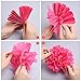 Mudder Happy Birthday Banners Paper Pom Poms Flowers with 3 Meters Strip for Birthday Party Decorations