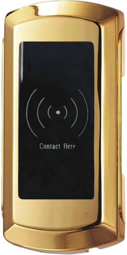 TDJDYQ Electronic induction cabinet lock Office Hotel Swipe the card Storage cabinet wardrobe File cabinets Data cabinet Office cabinet Lock cabinet Keyless entry Zinc alloy, gold