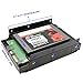 SNANSHI SSD Tray, 2.5 inch SSD HDD to 3.5 inch Metal Mounting Adapter Bracket Hard Drive Holder with 2 pcs 18 Inch SATA III 6.0 Gbps Cable