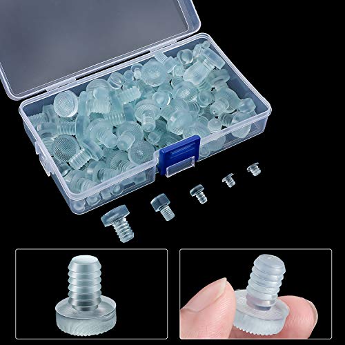 Glass Table Top Bumpers Clear Rubber Table Glass Bumper with Stem 5