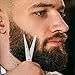 BEARD NINJA - Beard Grooming Kit for Men + Boar Bristle Brush + Sandalwood Beard Comb + Beard Shaper Tool + Beard Scissors + Luxury Gift Box Set - Mens Shaping - Trimming Beards & Mustache Care
