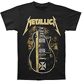 Metallica Men's Hetfield Iron Cross Guitar T-shirt Black