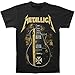 Metallica Men's Hetfield Iron Cross Guitar T-shirt Black