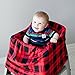 Car Seat Cover for Babies, Nursing Cover, Carseat Canopy - Red Plaid