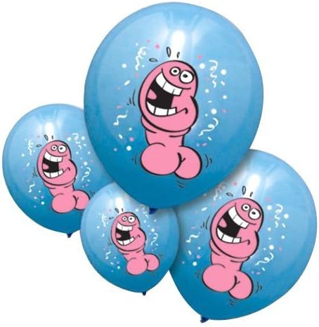 Bachelorette Party Favors Pecker Balloons, 6 Count by Bachelorette Party Favors