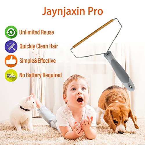 Uproot Cleaner Pro pet Hair, Uproot Lint Remover ,Pet Cat Dog Hair Remover, Reusable Clothes Hair Removal for Removing Lint, Carpet Scraper Tool for Couch, Sofa, Blanket (Gray-1 Pack)