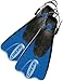 Cressi Palau SAF Short Adjustable Open Heel Fins, Blue/Azure, S/M [Duplicate]