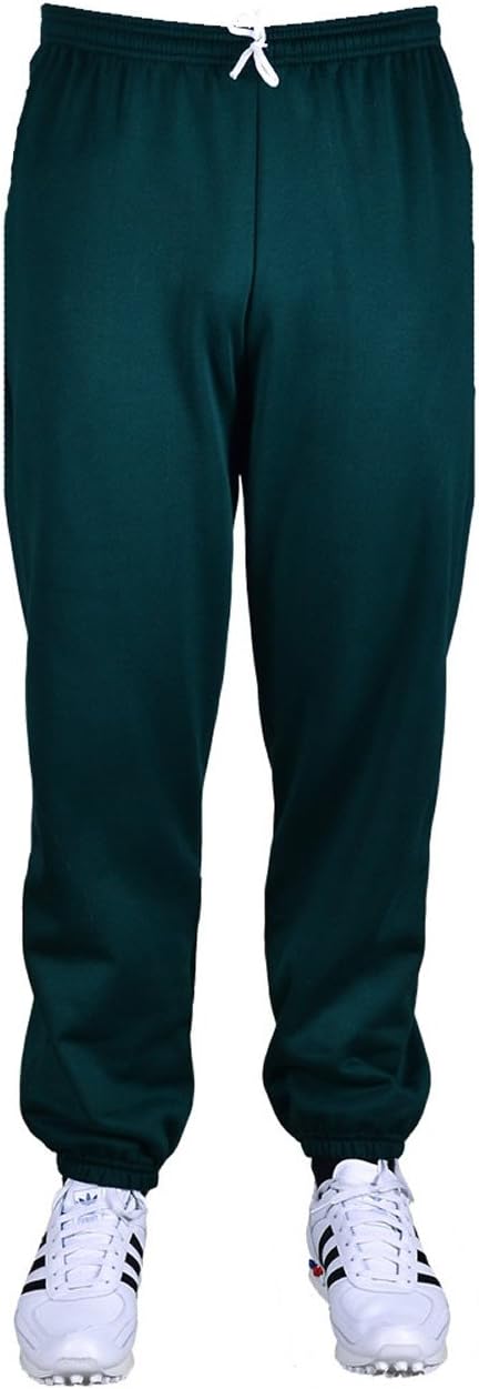 Big Mens Bottle Green BTS 29 inch IL Joggers Elasticated Ankle Size 2XL to 8XL