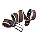 DouGuYan Unisex Casual Sports Canvas Web Stripe Buckle Belt Multi-color Belts Coffee 001
