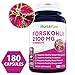 Pure Forskolin 2100mg Per Veggie Caps - 180 Capsules (Non-GMO & Gluten Free) - Weight Loss Fuel - Belly Buster Fat Burner - The Stronger The Better
