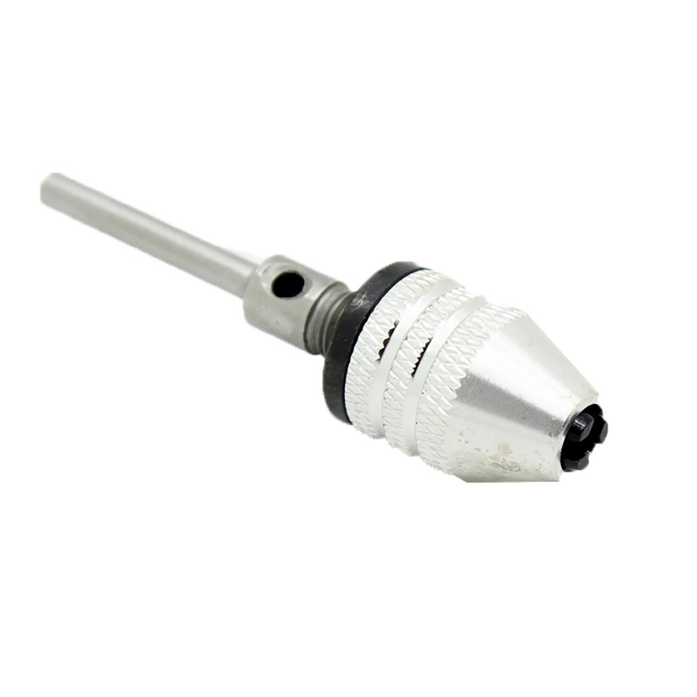 Driak Keyless Drill Chuck Collet Conversion Adapter 2.35mm Shaft Capacity 0-1/8"