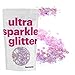 Hemway Mermaid Pink Mix Glitter Chunky Multi Purpose Dust Powder Arts & Crafts Wine Glass Decoration Weddings Flowers Cosmetic Face Eye Body Nails Skin Hair Festival 100g