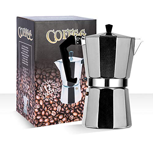 Verve Jelly Espressokocher,Italienische Moka Kanne,3 Tassen Aluminium,Espressomaschine,Herd Home Office Heiß verwenden… – Bild 8