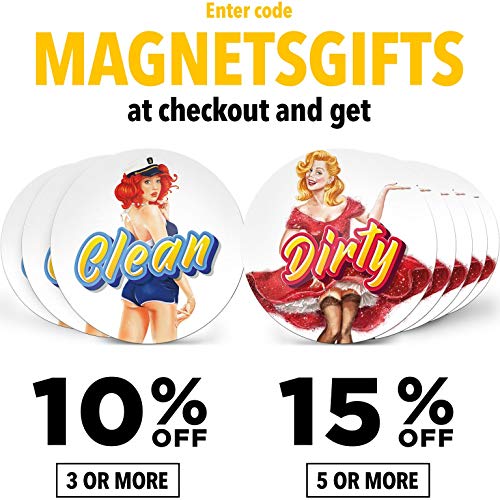 Clean Dirty Dishwasher Retro Pinup Funny Gifts for Men and