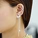 CIShop Asymmetry Buttefly Alloy Zircon Stud Earrings Ear cuff Earrings Sweet Ear Wrap Hypoallergic