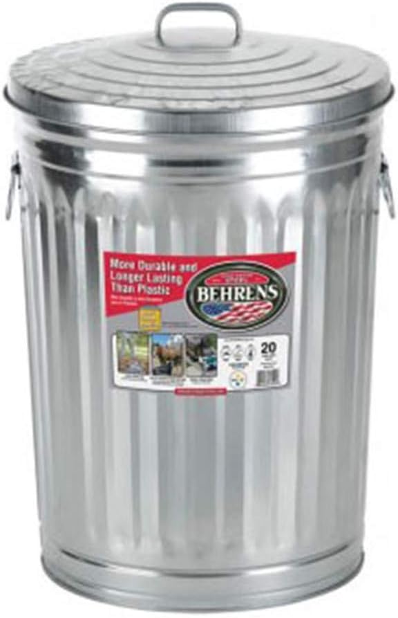 Behrens Locking Lid Can, 20-Gallon (1, 20 Gal.): Home & Kitchen