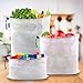 Reusable Mesh Produce Bags, Set of 12, SiFREE ECO-Friendly Washable Bags with Tare Weight on Tags | Lightweight, See-Through, Large, Medium & Small for Fruit Toy Vegetable Grocery Shopping Storage
