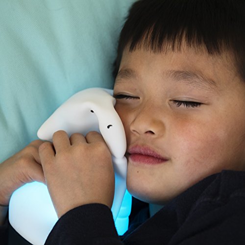 LumiPets Night Light Nursery Lamp Baby Dragon - USB Rechargeable Wireless + Remote Control with Timer and Brightness Controls for Kids and Children. Learn Colors for Toddlers (Dragon)