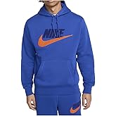 Nike Club Fleece Men's Pullover Hoodie (FN3104-480, Game Royal/Game Royal/Safety Orange) Size XX-Large