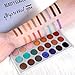Shouhengda Pigmented Eyeshadow Palette, Matte Eyeshadow Palette & Glitter Eyeshadow Colorful Eyeshadow Palette Long-Lasting Waterproof Makeup Palette 35 Colors