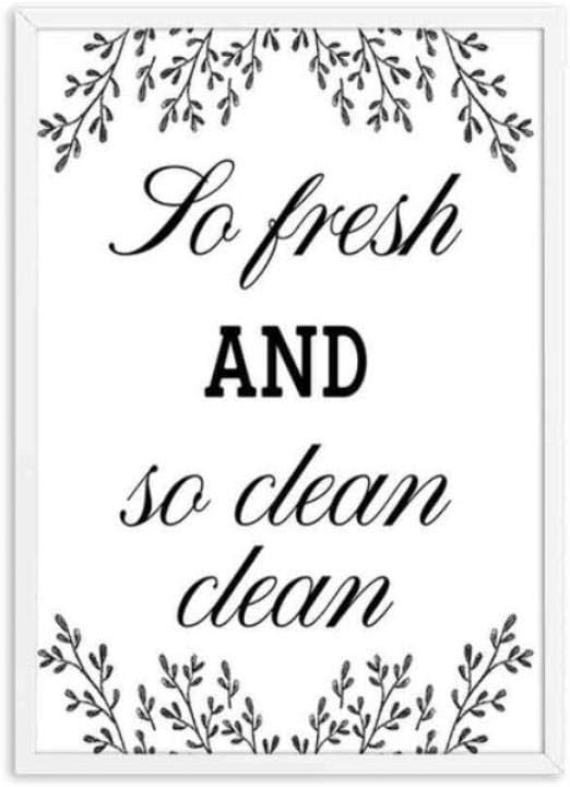 GUOXIN12 Cartel de lavandería, Citas Inspiradoras, Arte de Pared