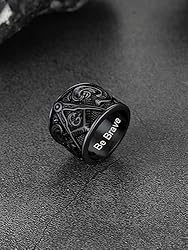 FaithHeart Customizable Freemason Compass Symbol