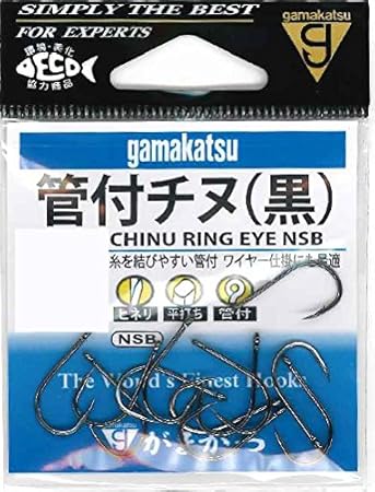 Amazon がまかつ Gamakatsu カン付チヌ Nsb 3号 Gamakatsu がまかつ フック 針