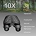 10X25 Powerful Binoculars for Kids Adults, Folding Compact Binocular Large Eyepieces Lens Zoom with Weak Light Night Vision Portable Lightweight (0.5lbs) for Bird Watching Hunting Sports Match