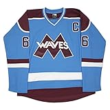MOLPE Bombay 66 Ducks Waves Jersey S-XXXL Blue, 90S Hip Hop Clothing for Party, Stitched Letters and Numbers